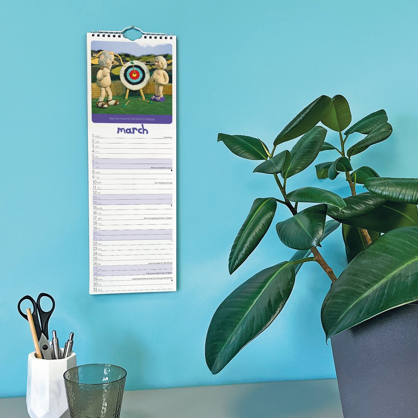 Nudinits Slim Calendar 2027