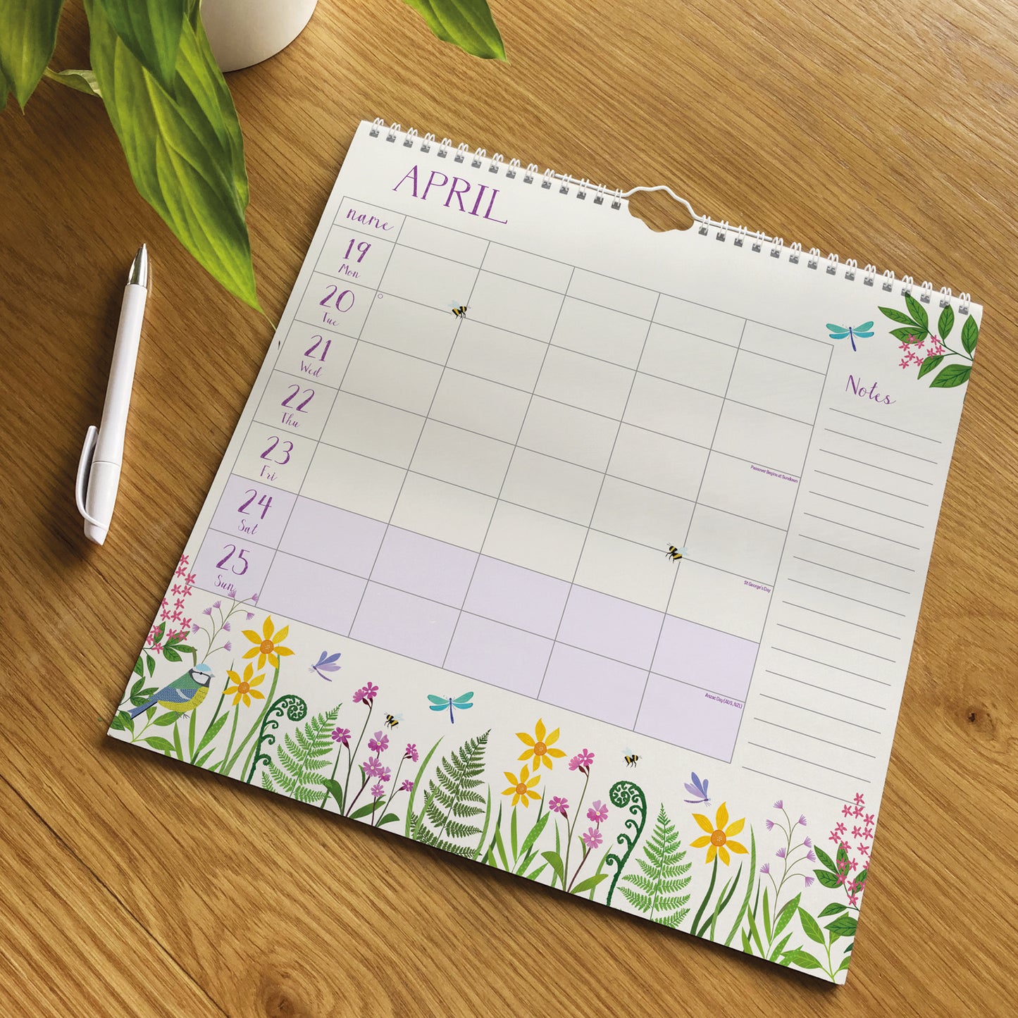 Georgia Breeze WT Planner Wall Calendar 2027