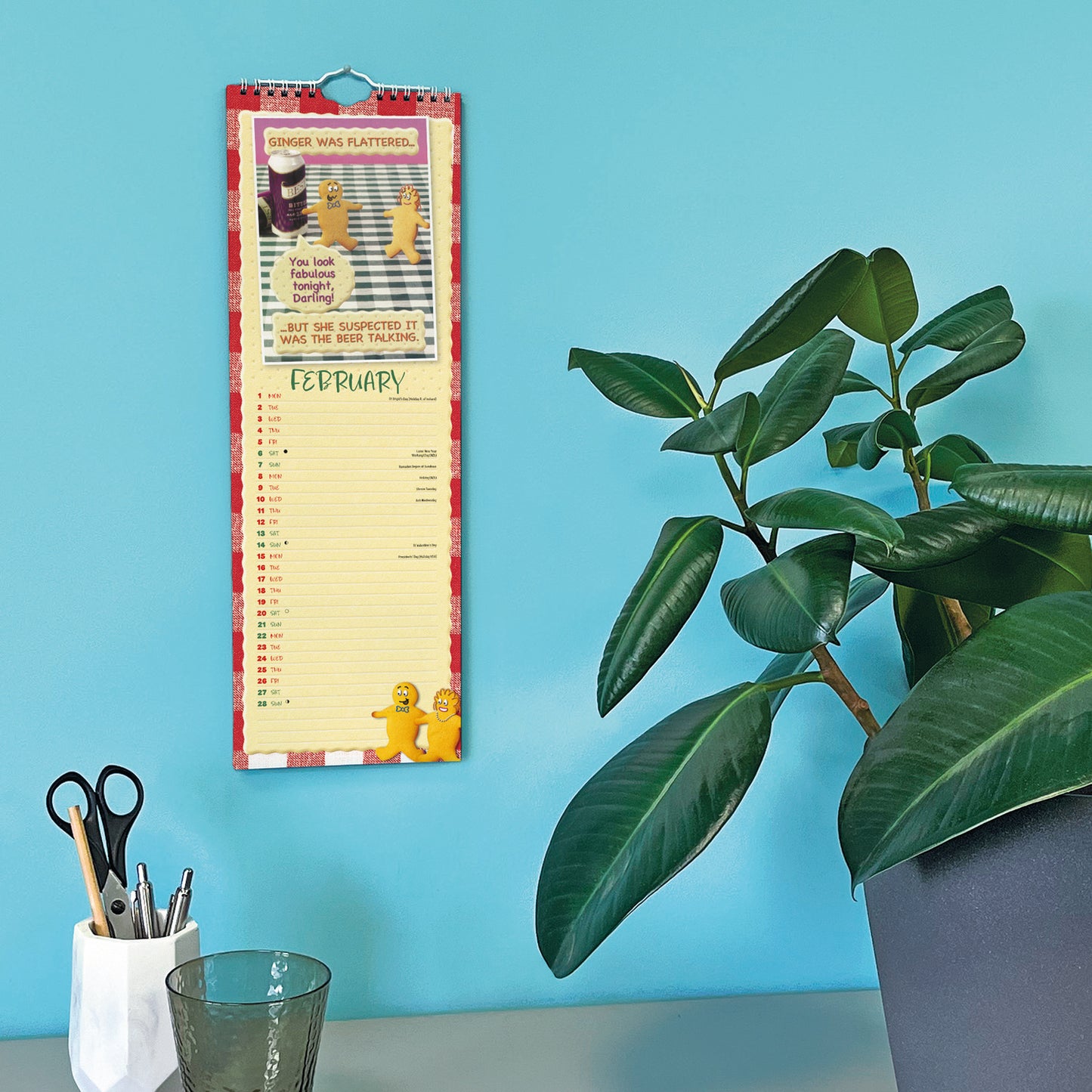 Fred & Ginger Slim Calendar 2027