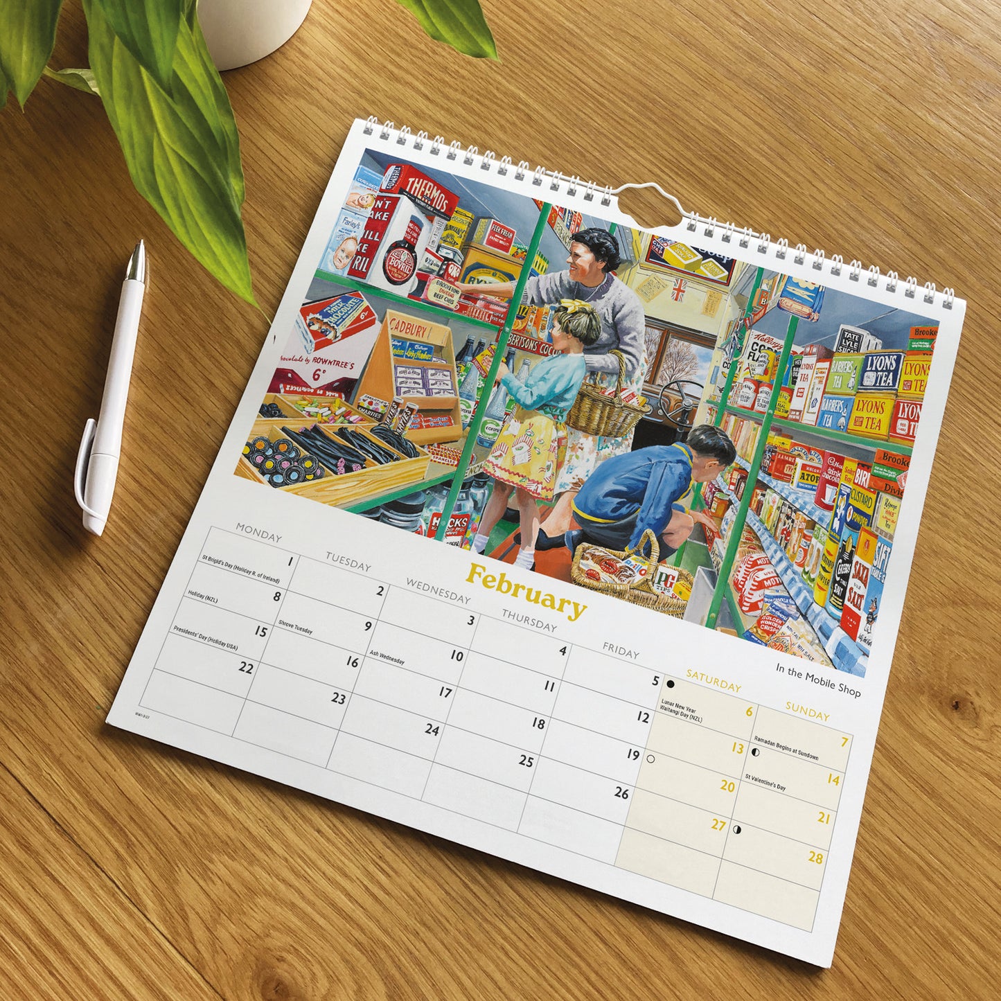 Countryside Memories, Trevor Mitchell Wiro Wall Calendar 2027