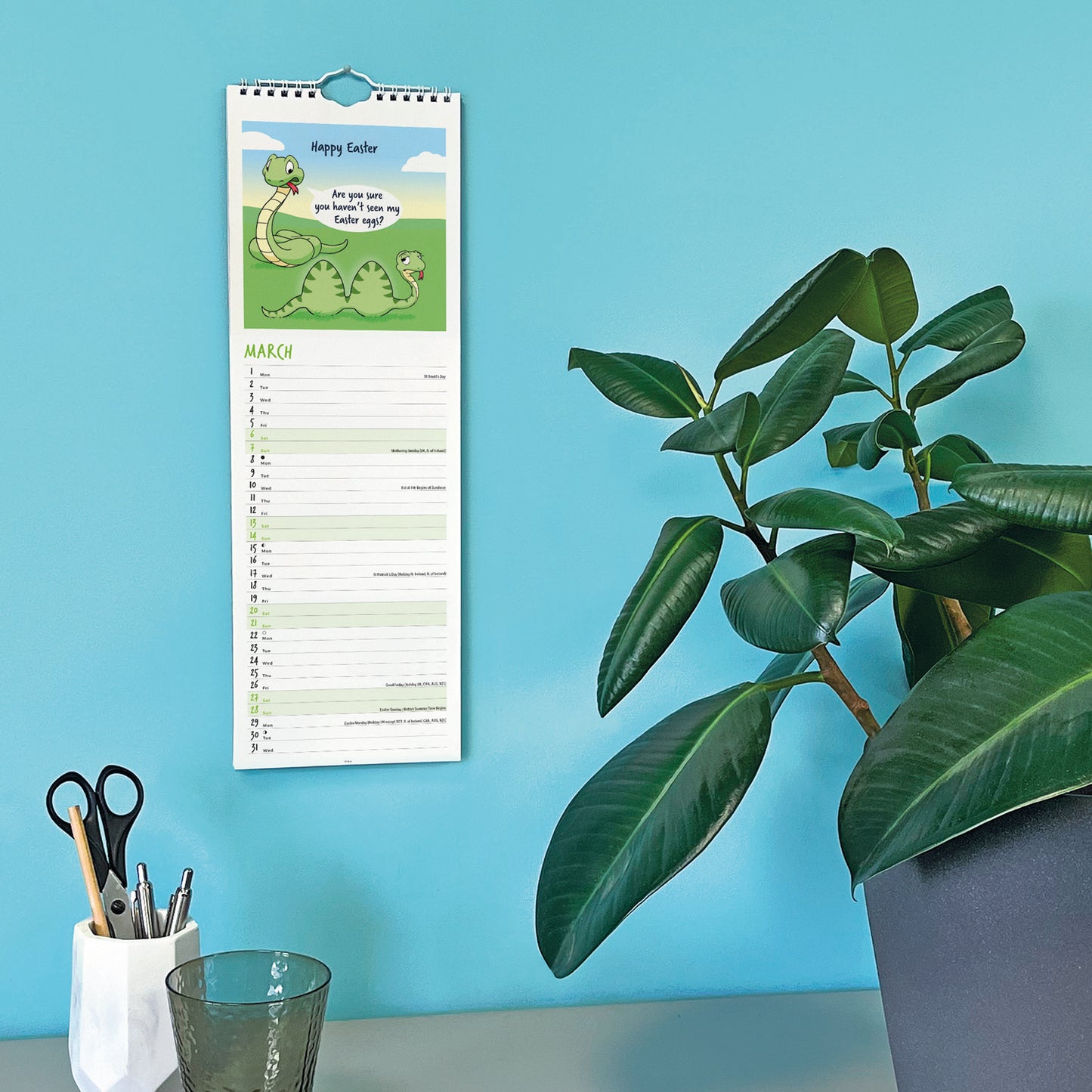 Twizler Funny Moments Slim Calendar 2027