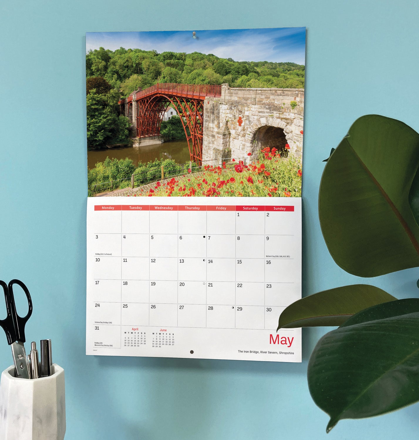 Heart Of England A4 Calendar 2027