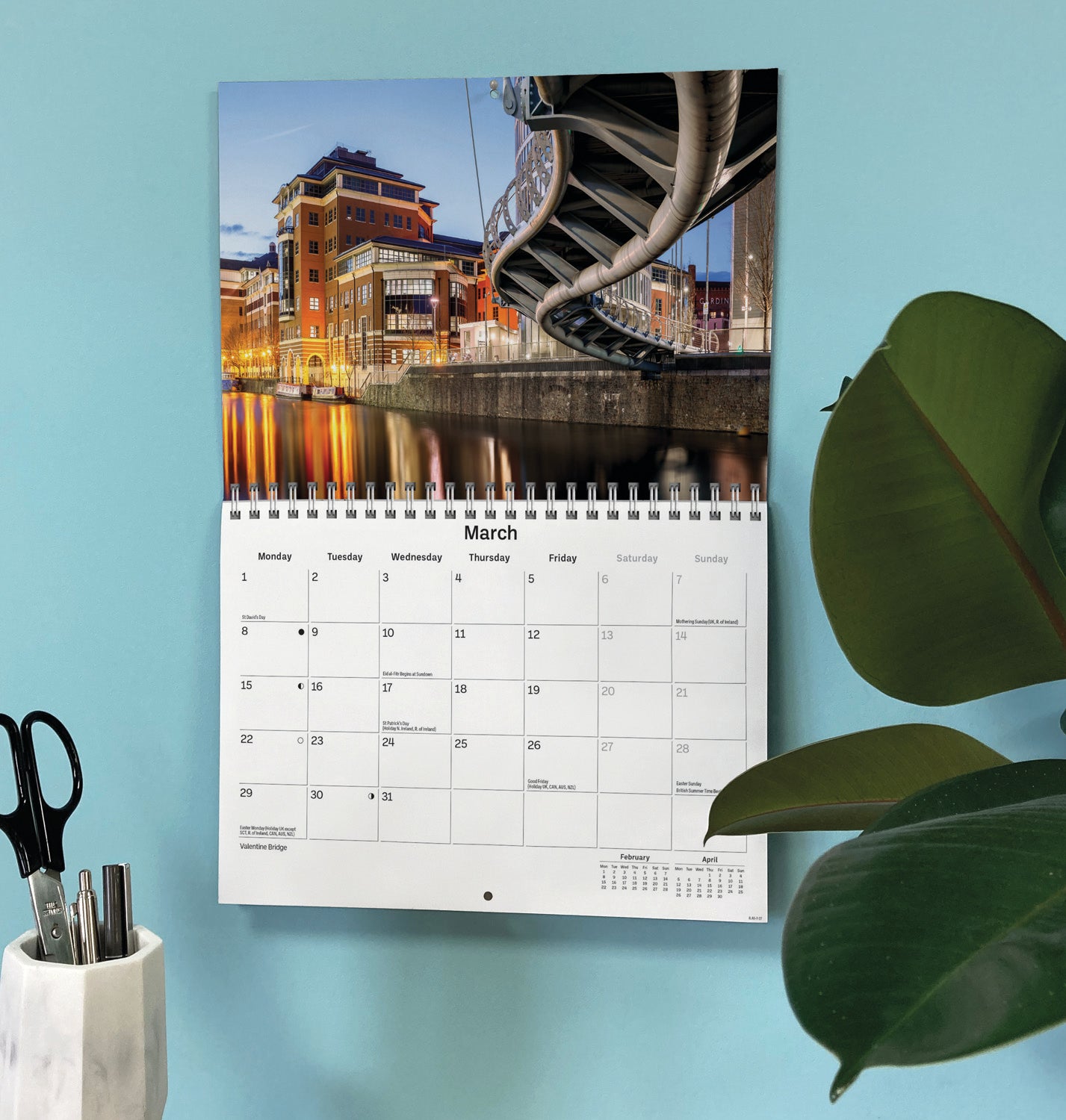 Bristol A5 Calendar 2027