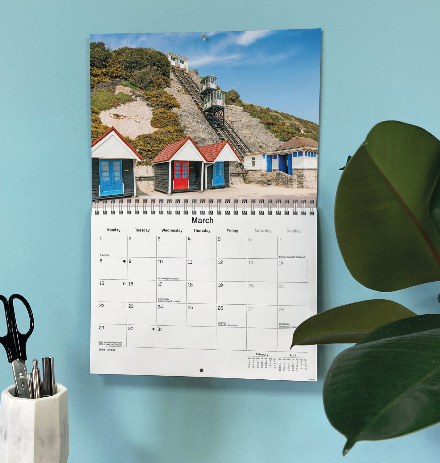 Bournemouth & Poole A5 Calendar 2027