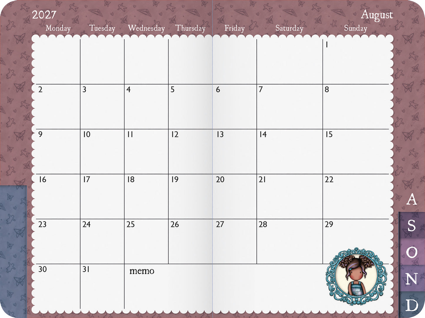Gorjuss Pkt Diary 2027