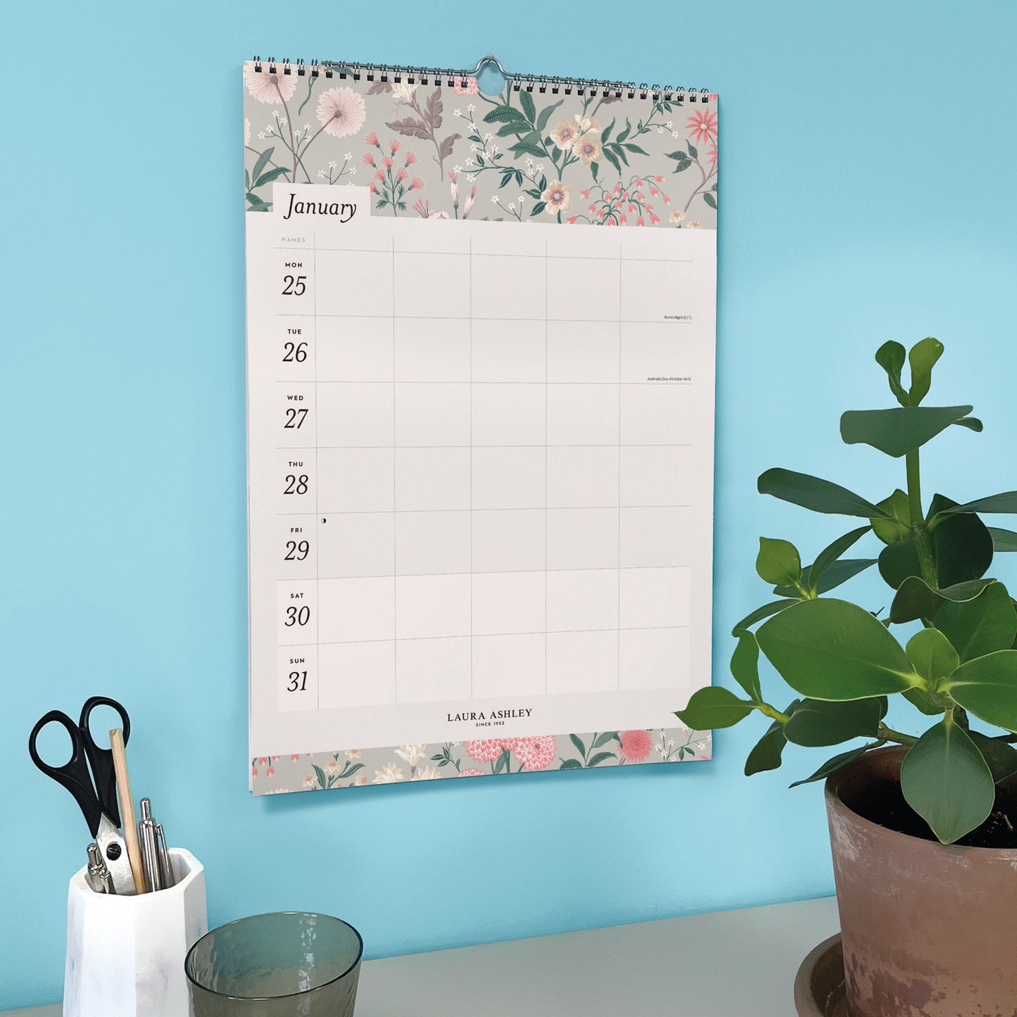 Laura Ashley Week-To-View Planner A3 Calendar 2027