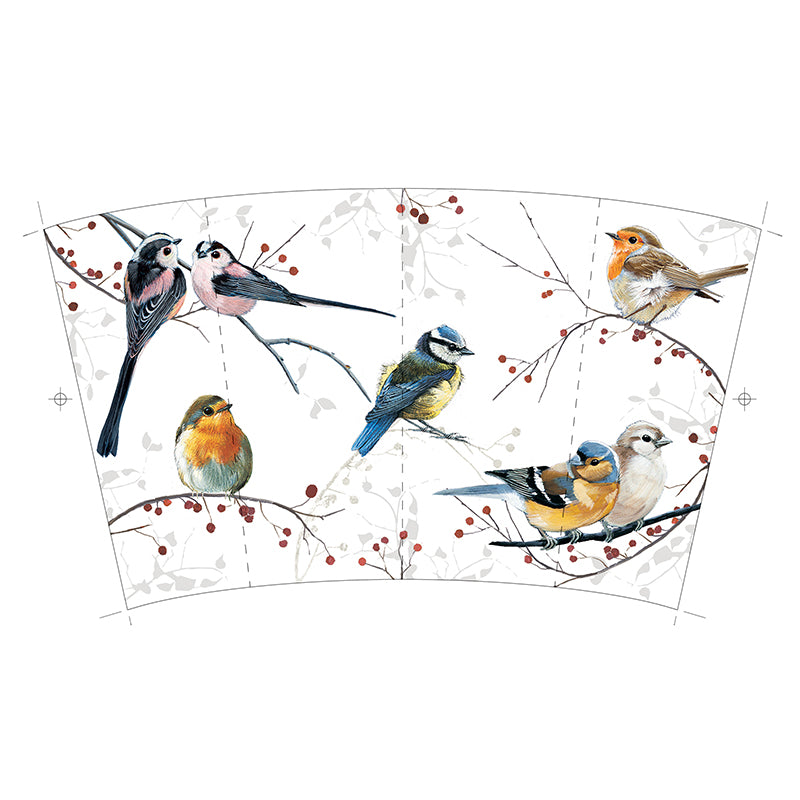 Chocolatte Mugs - Winter Birds