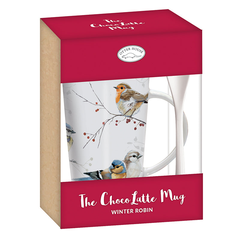 Chocolatte Mugs - Winter Birds