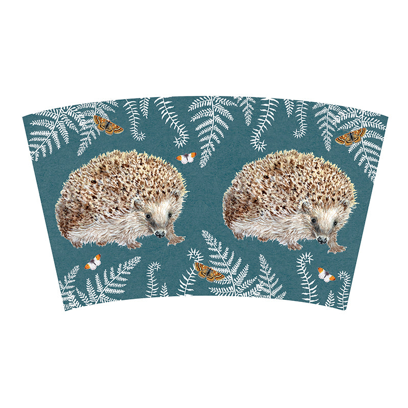 The Riverbank Mug - RSPB In The Wild - Hedgehog & Ferns