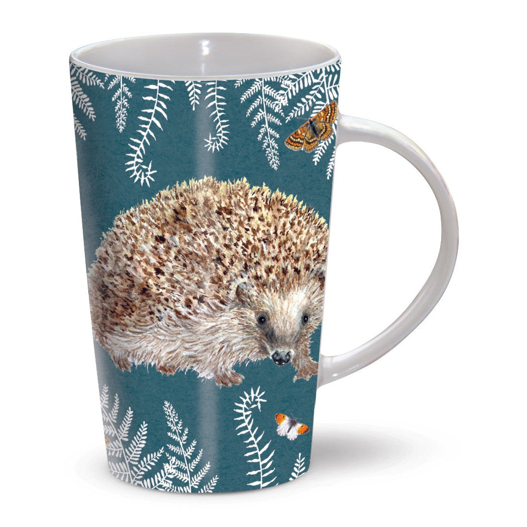 The Riverbank Mug - RSPB In The Wild - Hedgehog & Ferns