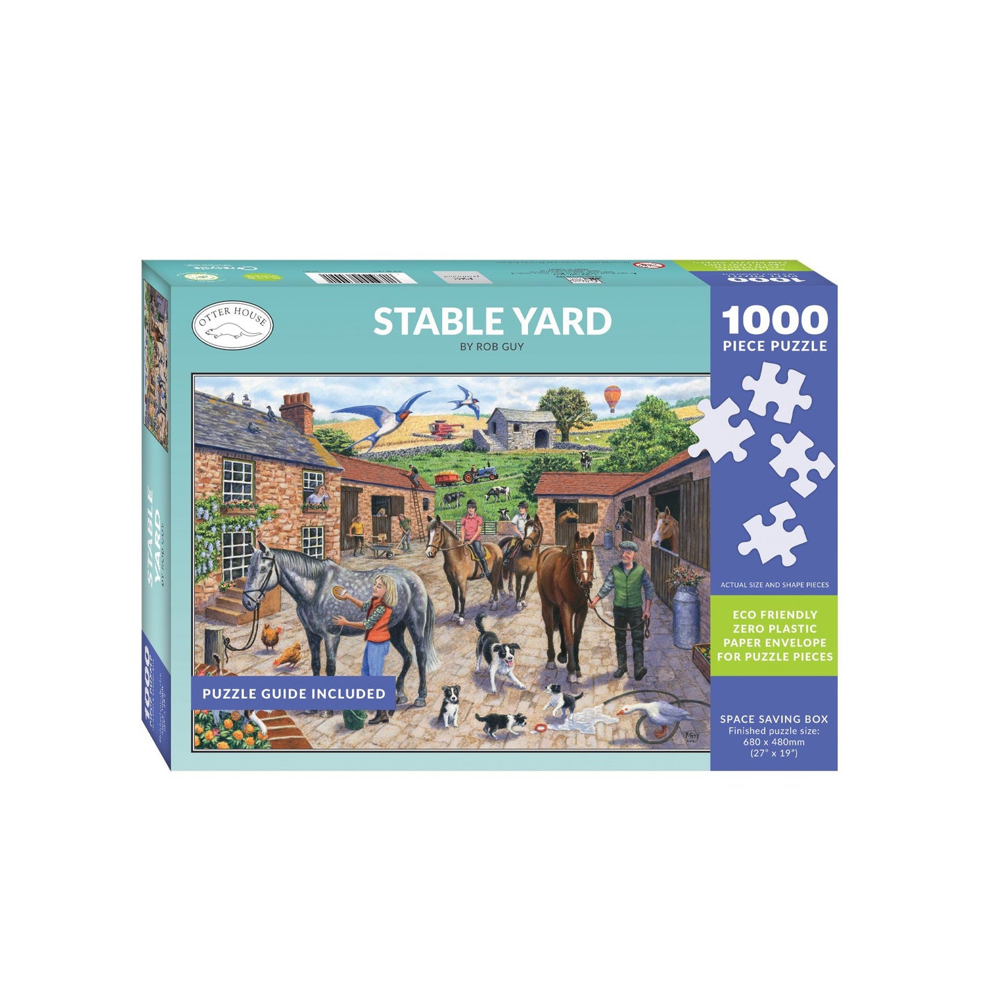 Stable Yard - 1000 Piece Jigsaw Puzzle