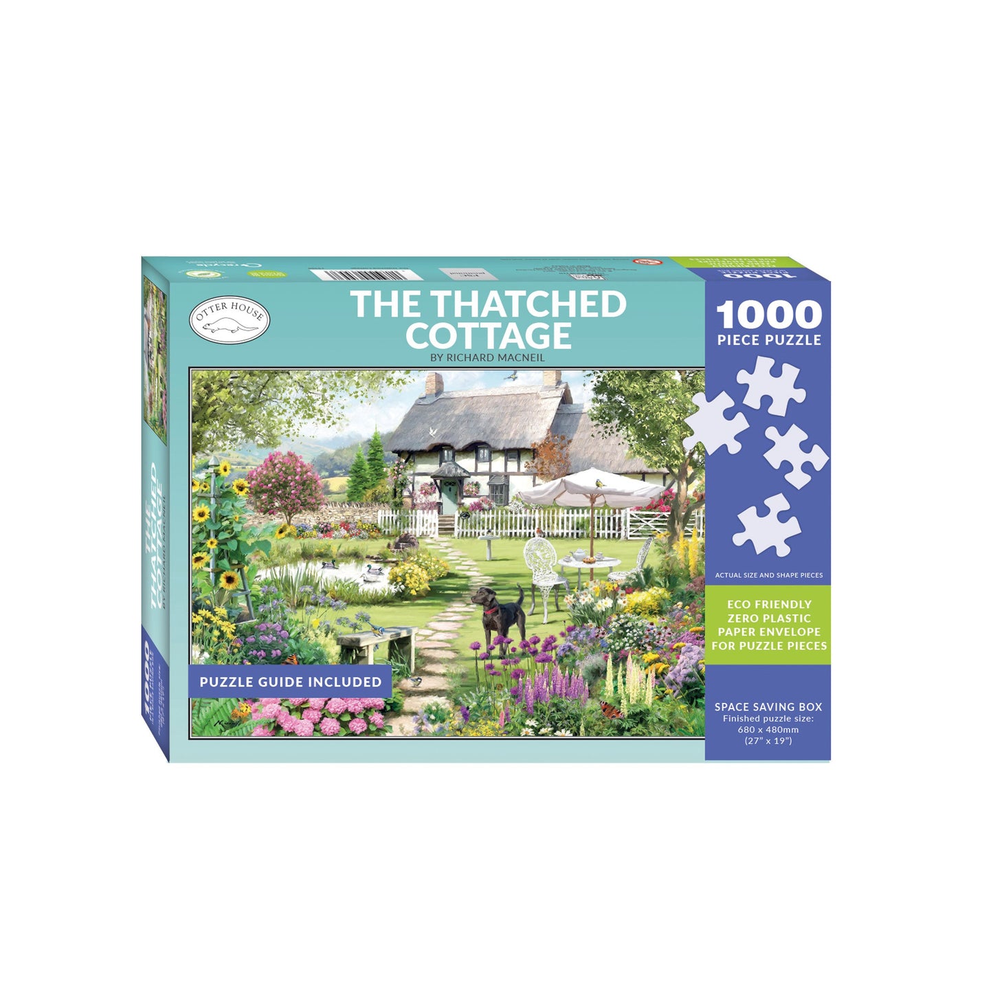 The Thatched Cottage - 1000 Piece Jigsaw Puzzle