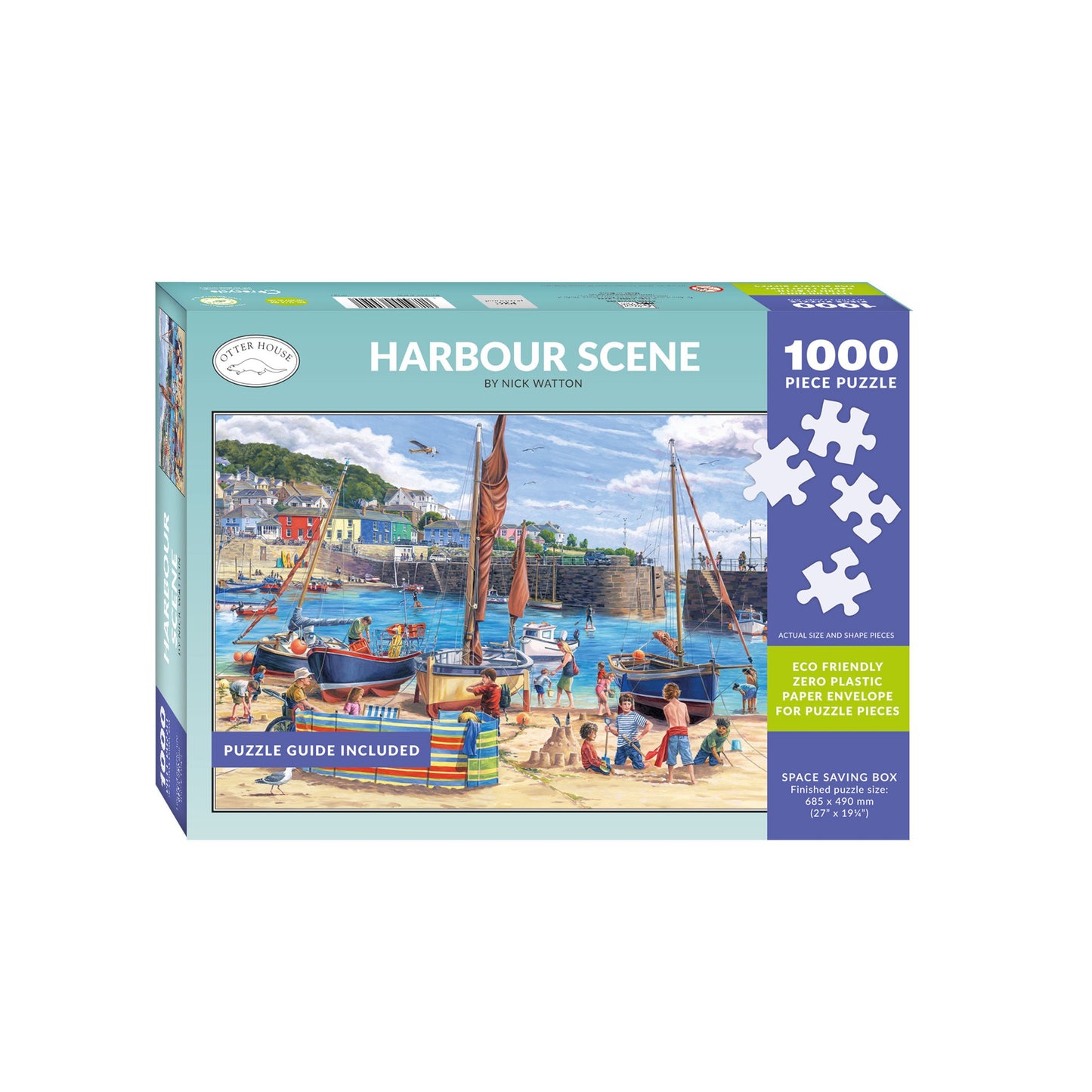 Harbour Scene - 1000 Piece Jigsaw Puzzle