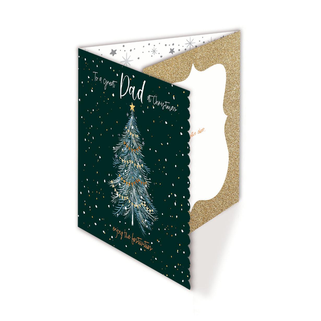 Christmas Card (Single) - Dad - Christmas Tree