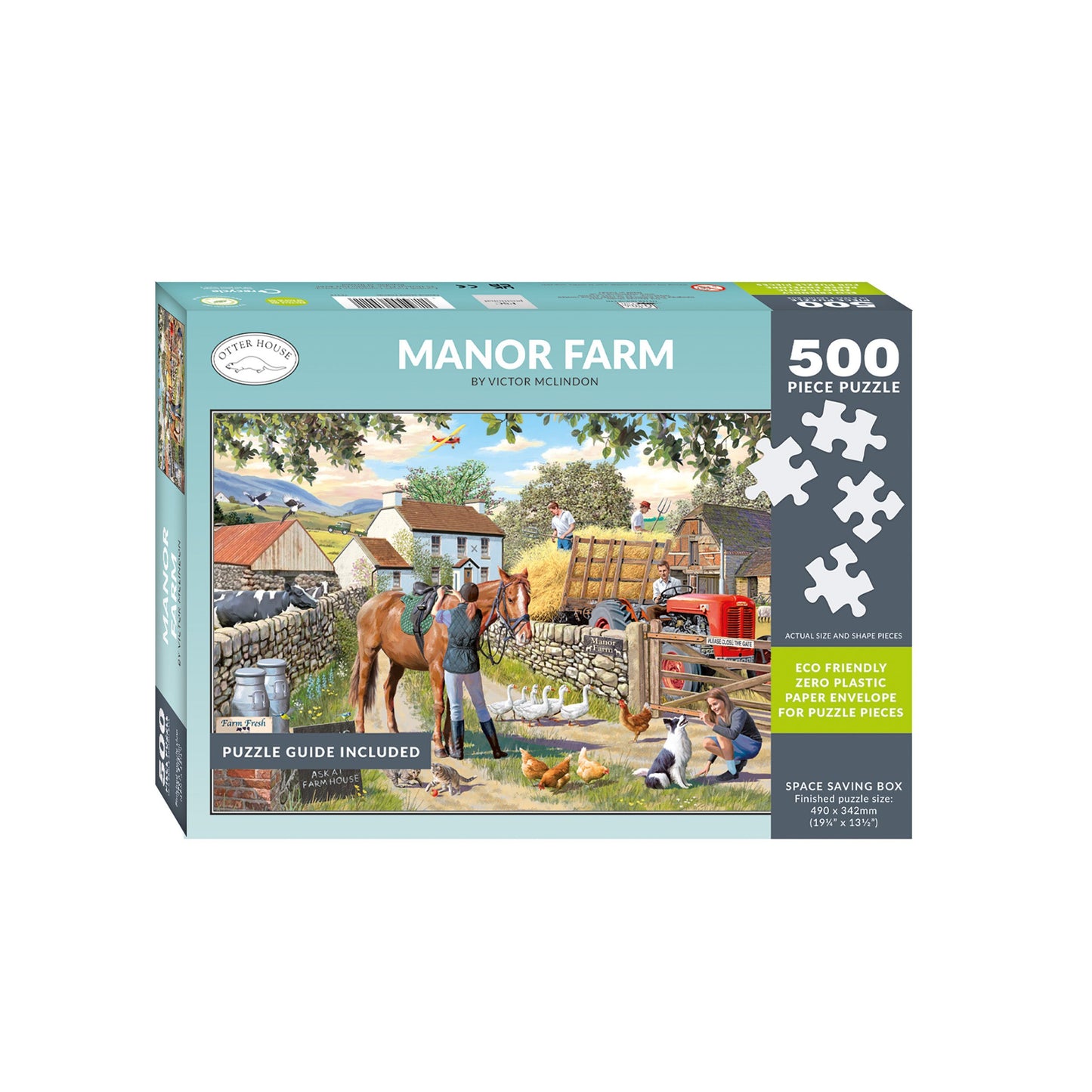 Manor Farm - 500 Piece Jigsaw Puzzle