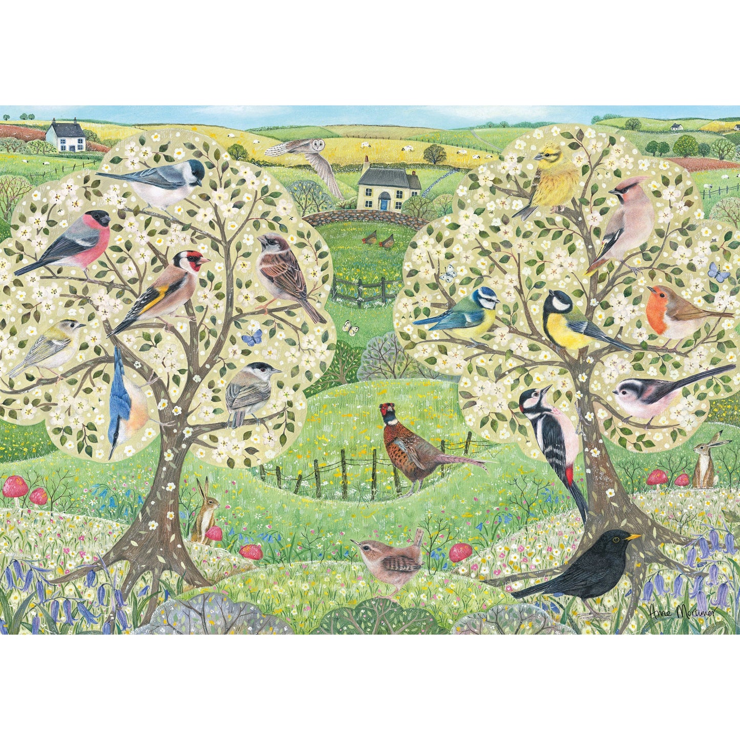 Beautiful Birds - 1000 Piece Jigsaw Puzzle