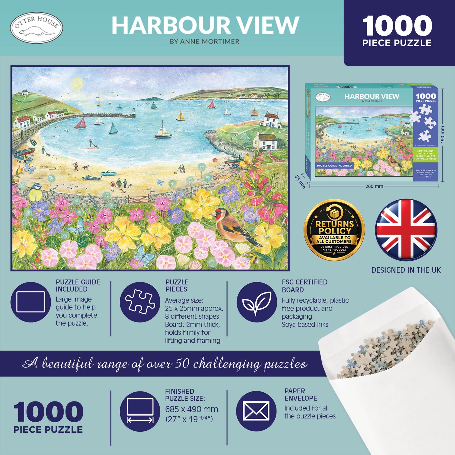 Harbour View - 1000 Piece Jigsaw Puzzle