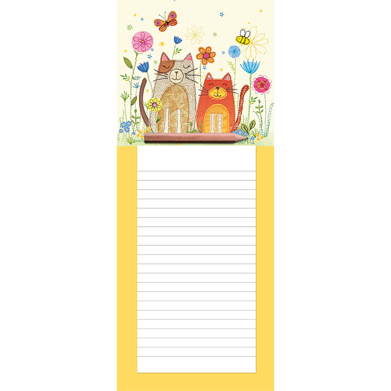 Magnetic Memo Pad - Happy Cats