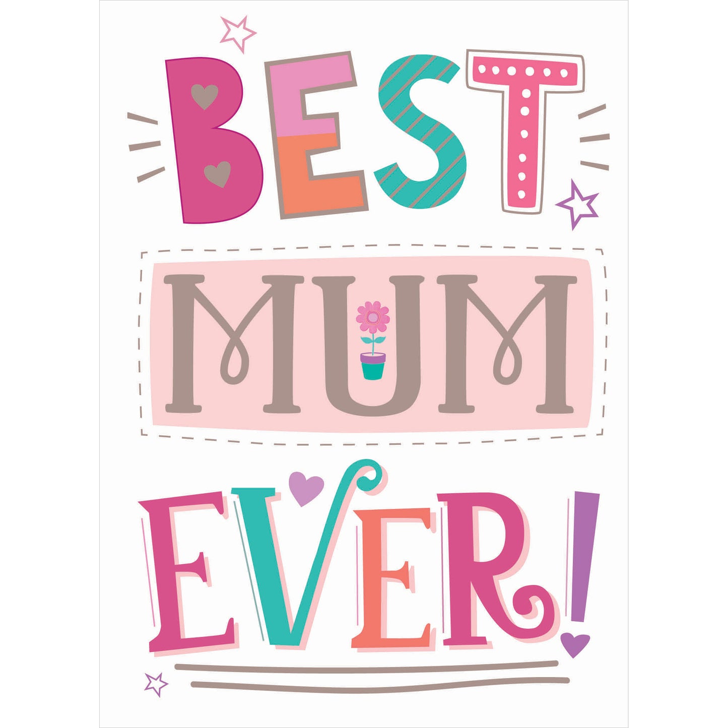Mother's Day Card - Best Mum Ever