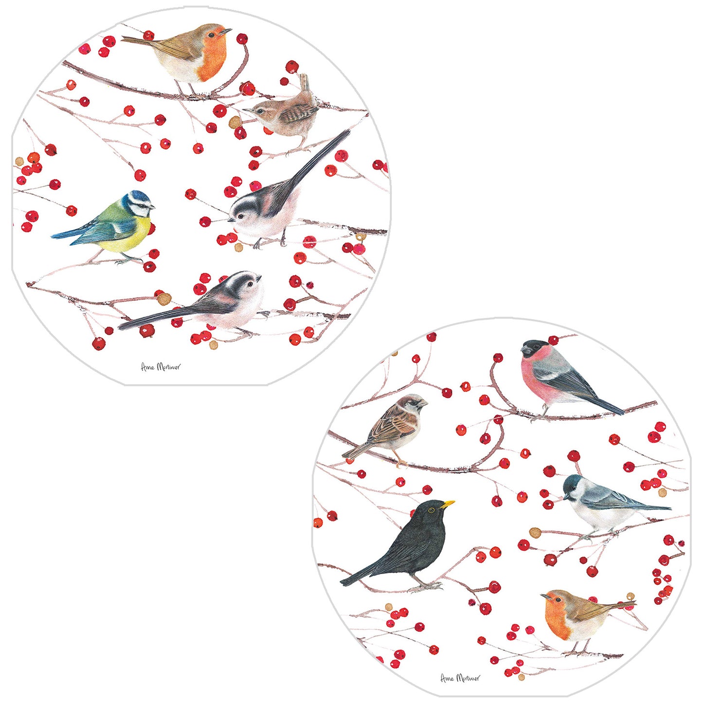 Luxury Christmas Card Pack - Birds & Branches