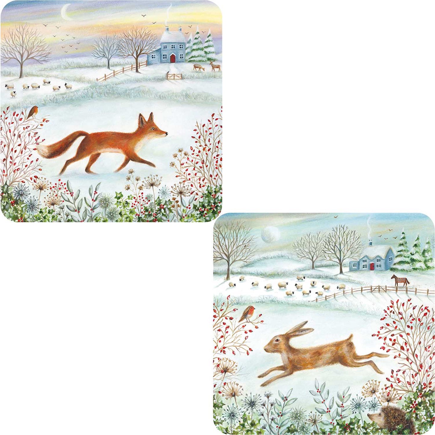 Luxury Christmas Card Pack - Winter Scene