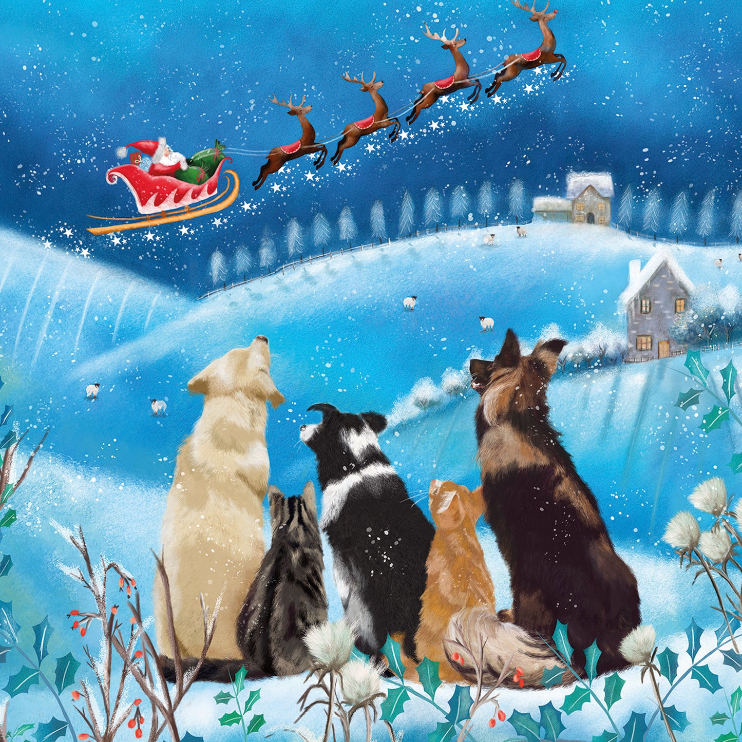 Charity Christmas Card Pack - Santa's Journey