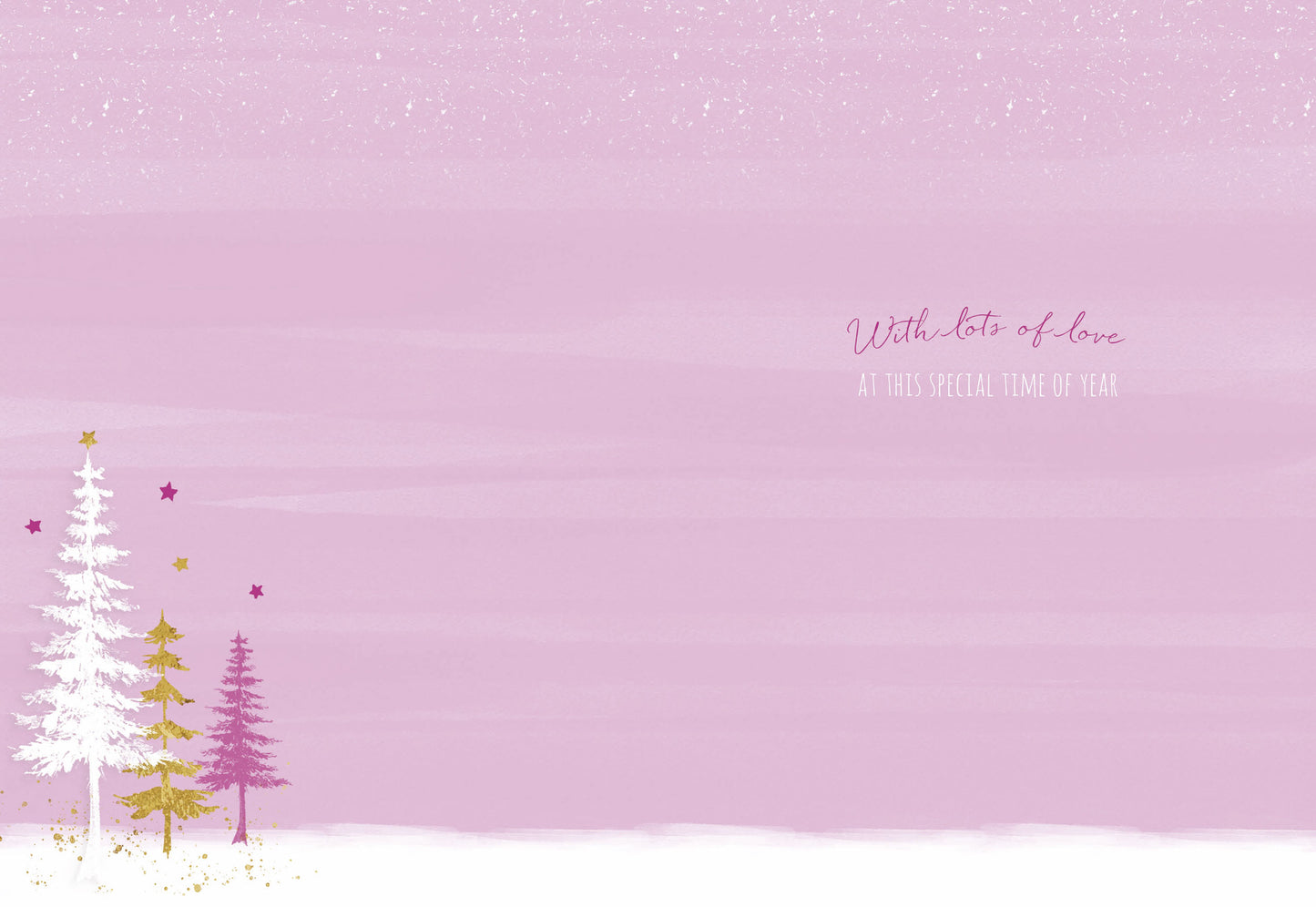 Christmas Card (Single) - Niece - Barn Owl Over Forest