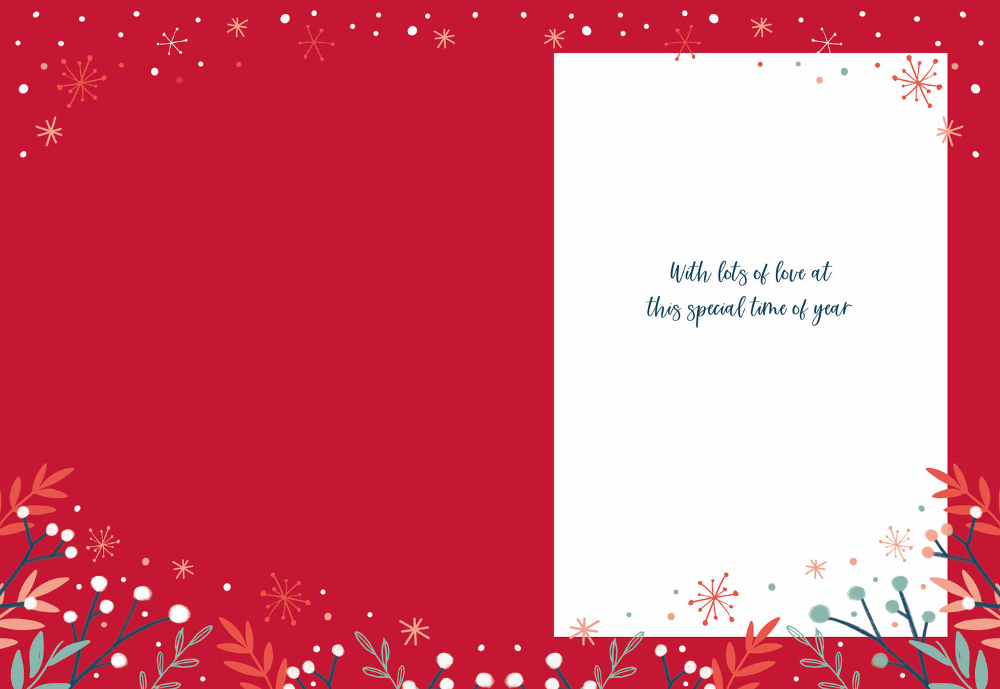 Christmas Card (Single) - Uncle - Typographic Penguin