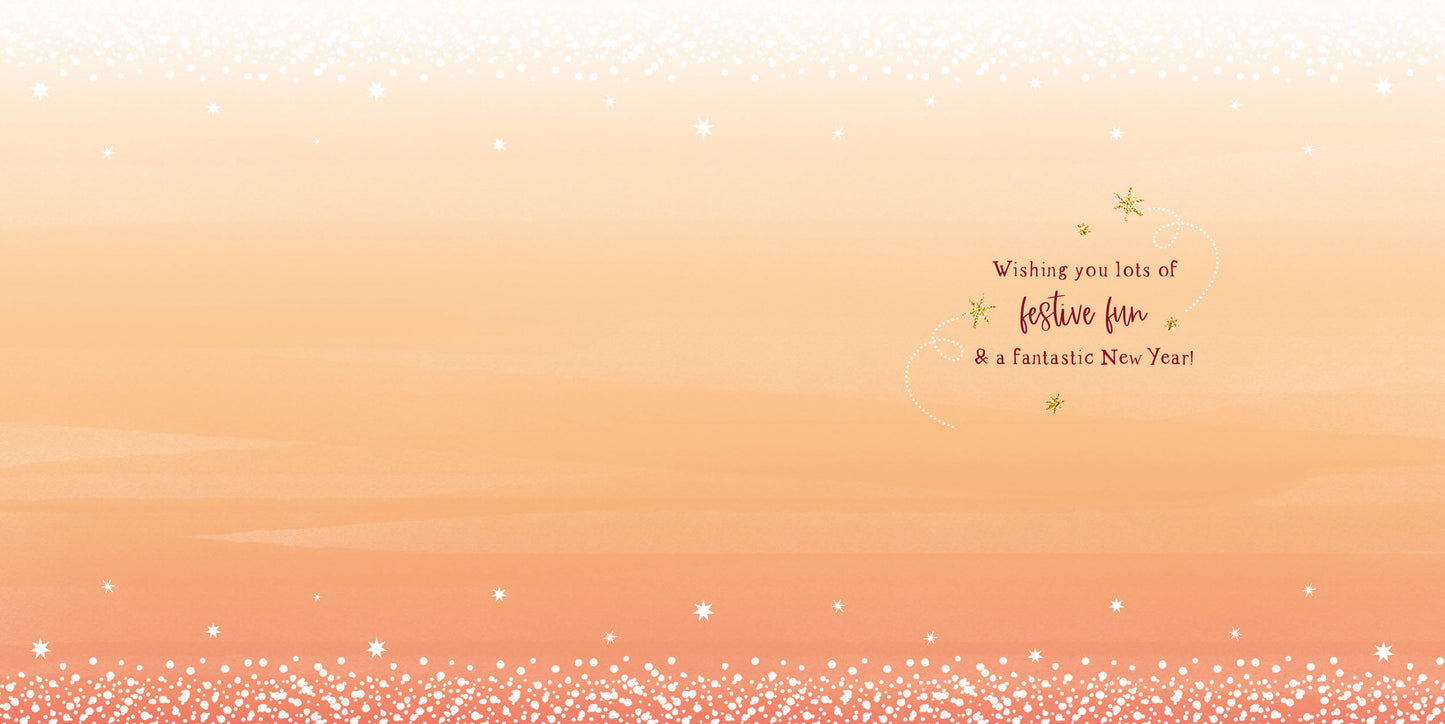 Christmas Card (Single) - Sister - Orange Cocktail