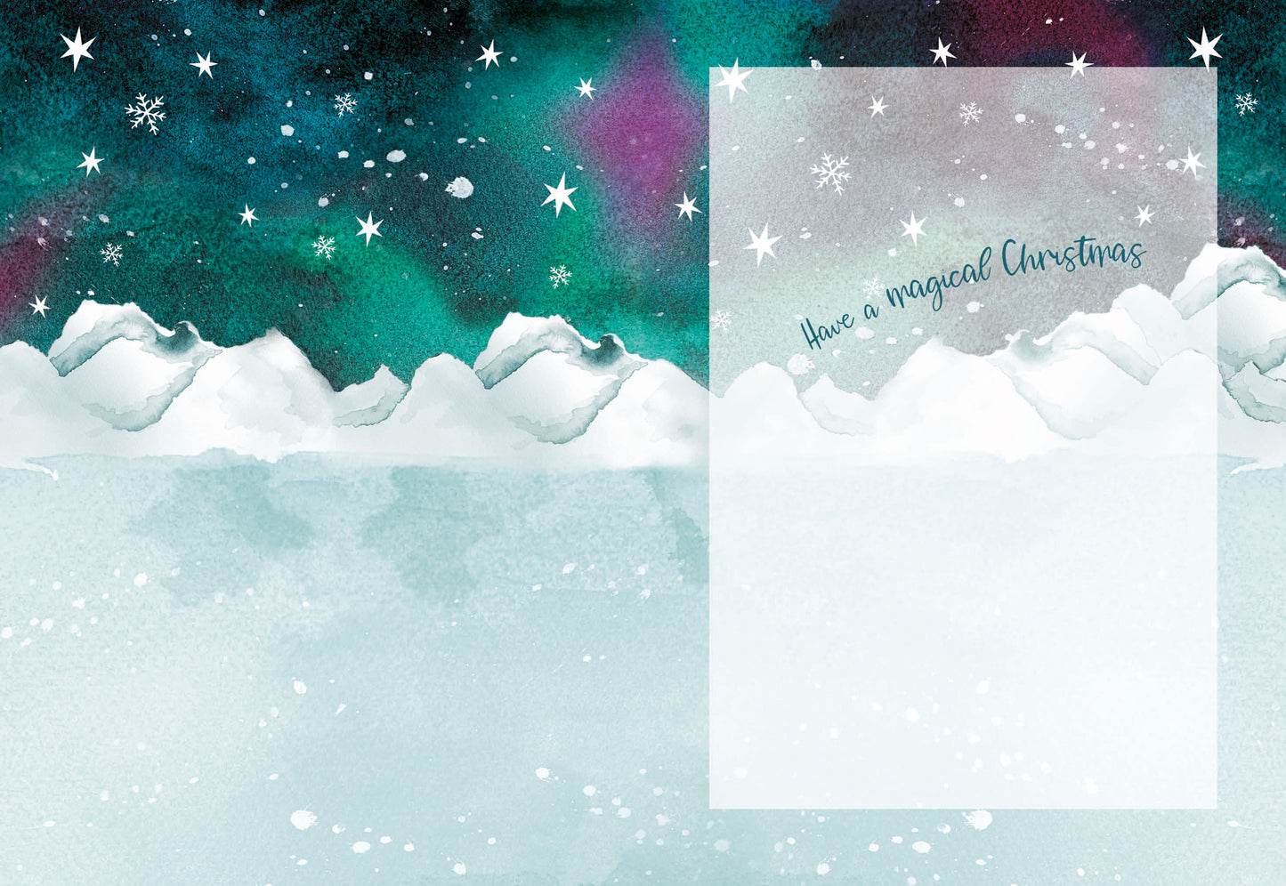 Christmas Card (Single) - Daddy - Polar Bear & Cub