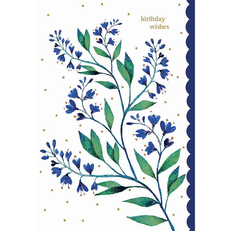 Meadow & Seashore Card Collection - Purple Flowers