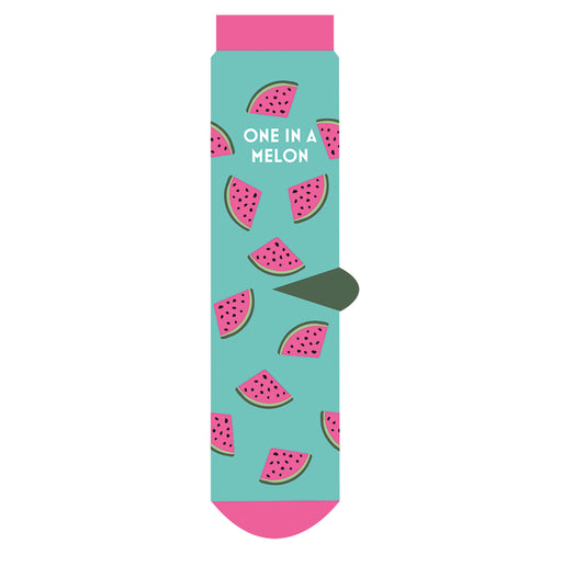 Socks - Mother's Day - One in a Melon Pattern (1 Pair)