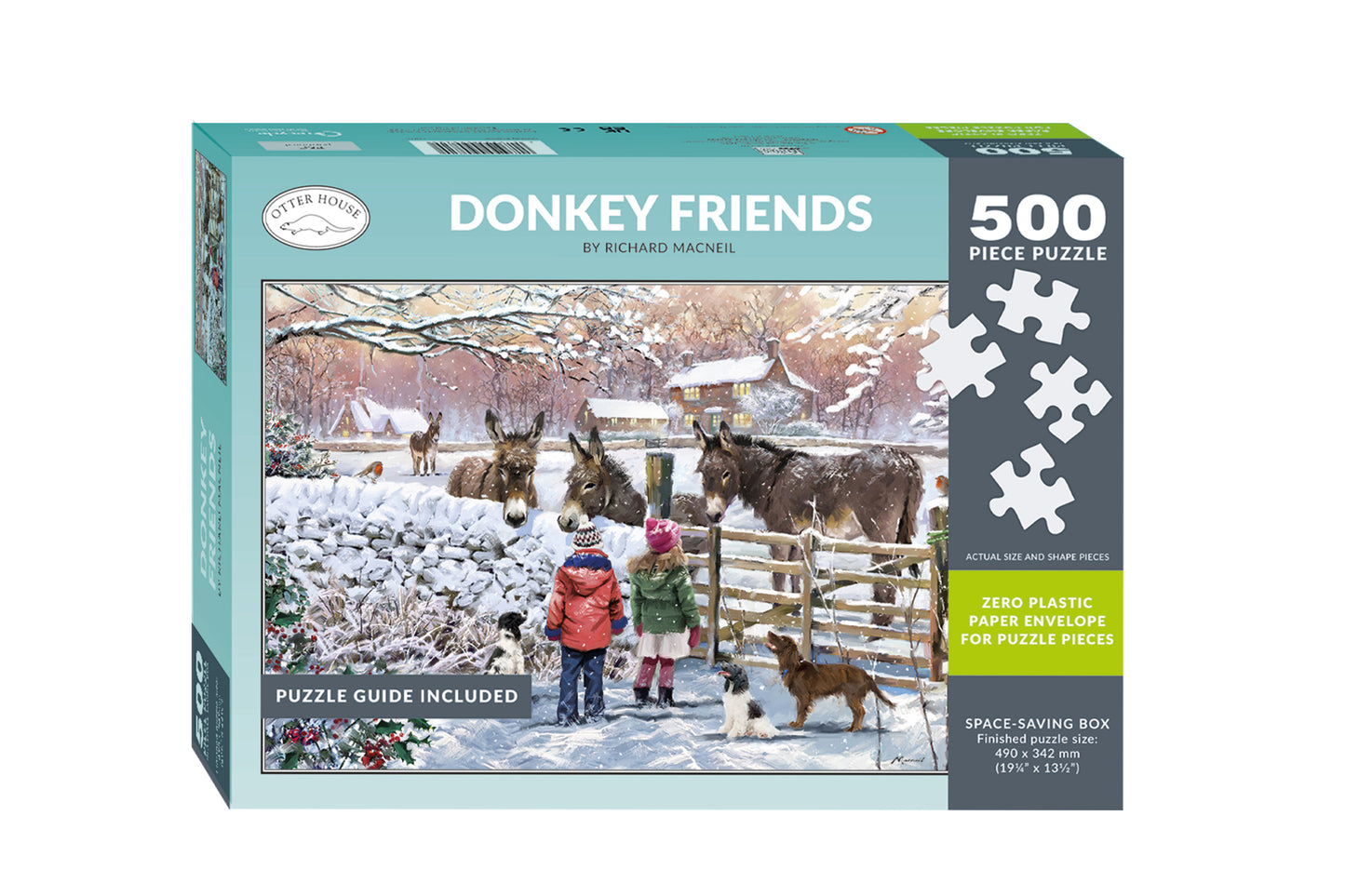 Donkey Friends - 500 Piece Jigsaw Puzzle