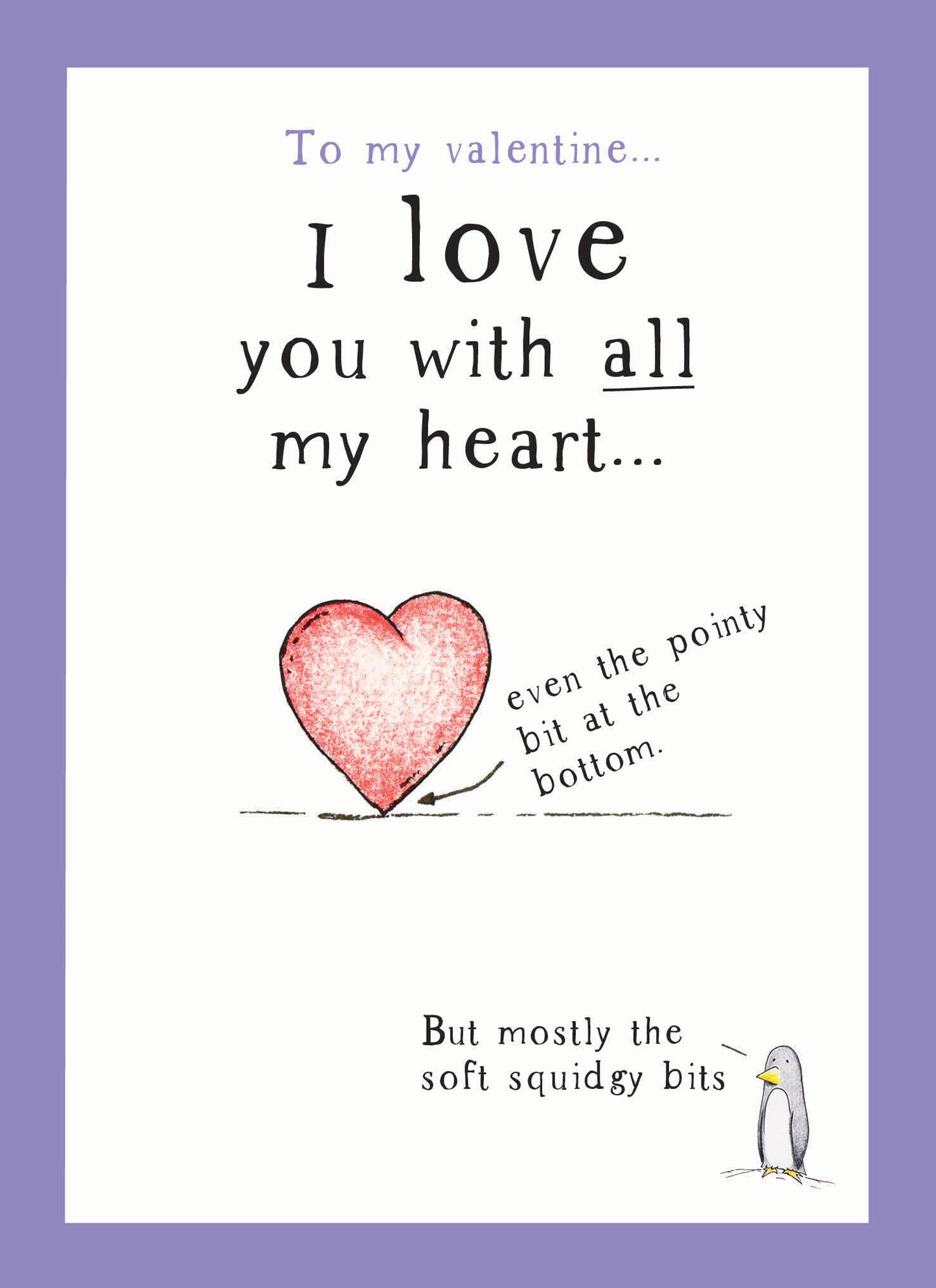 Valentines Day Card - All my Heart