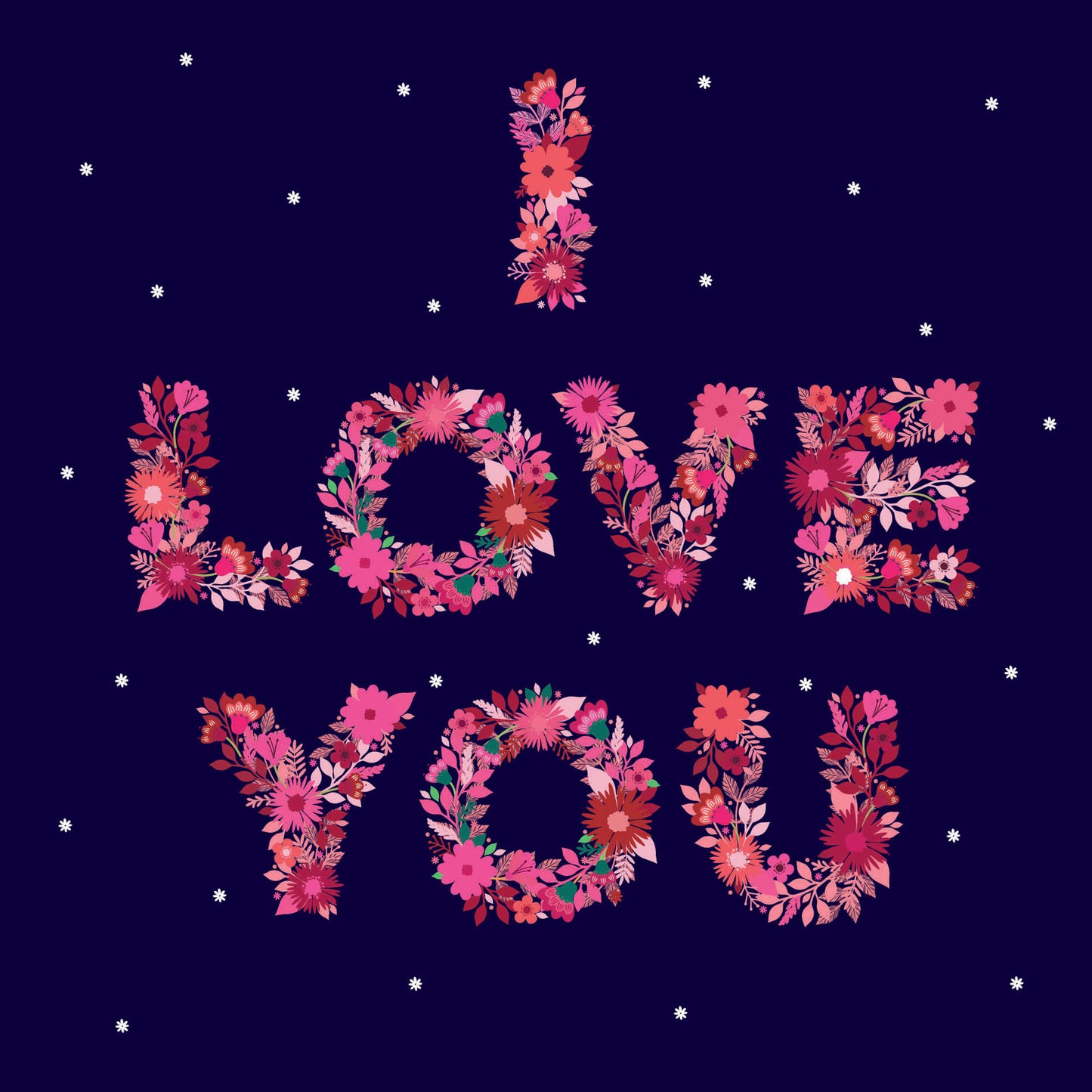 Valentines Day Card - I LOVE YOU