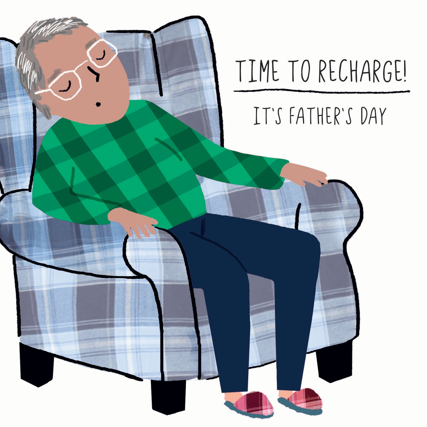 Father's Day Card - Time to Recharge!
