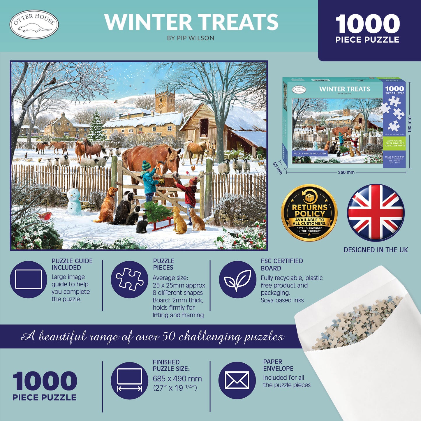 Winter Treats - 1000 Piece Jigsaw Puzzle