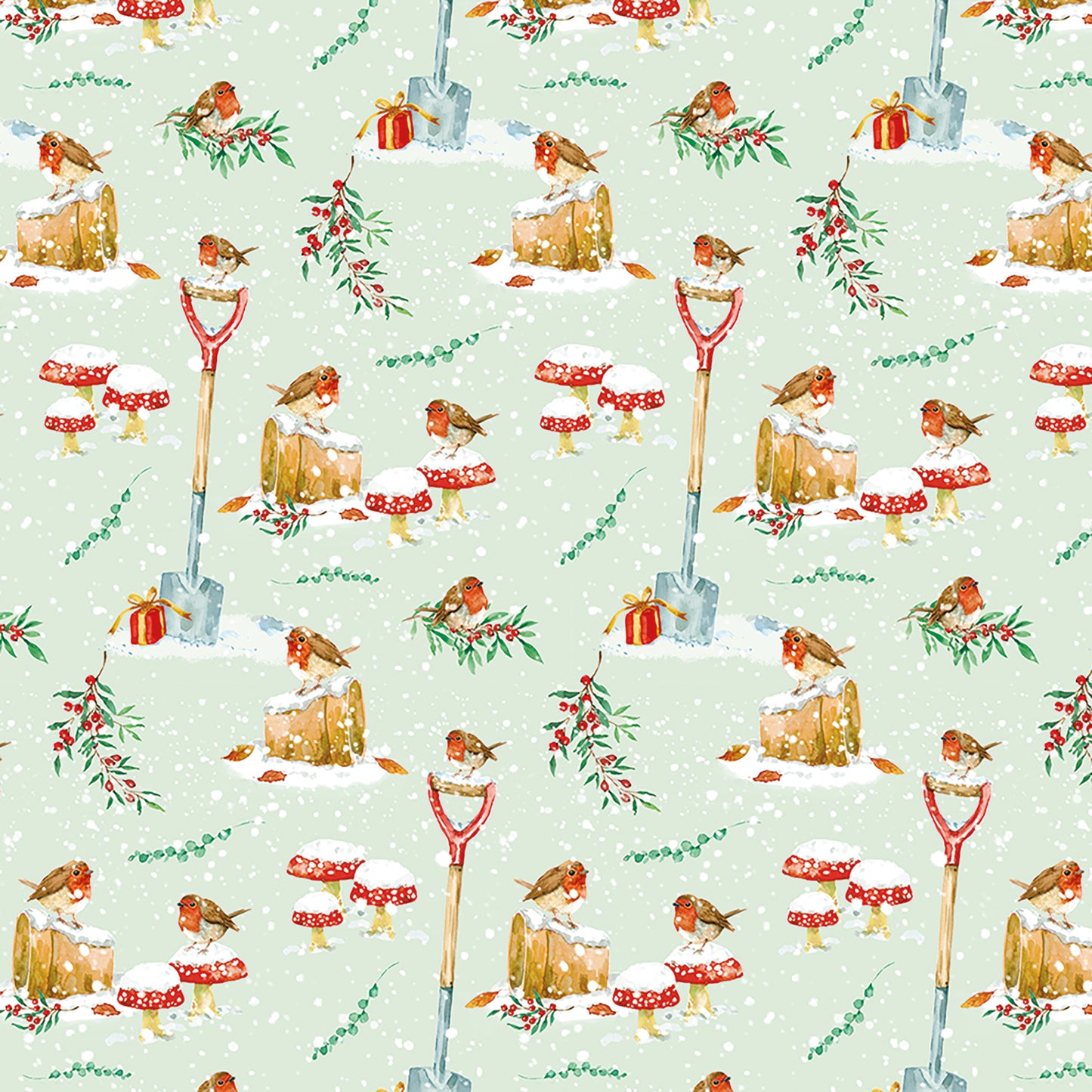 Christmas Wrap & Tags - Robins Lookout (10 Sheets & 10 Tags)