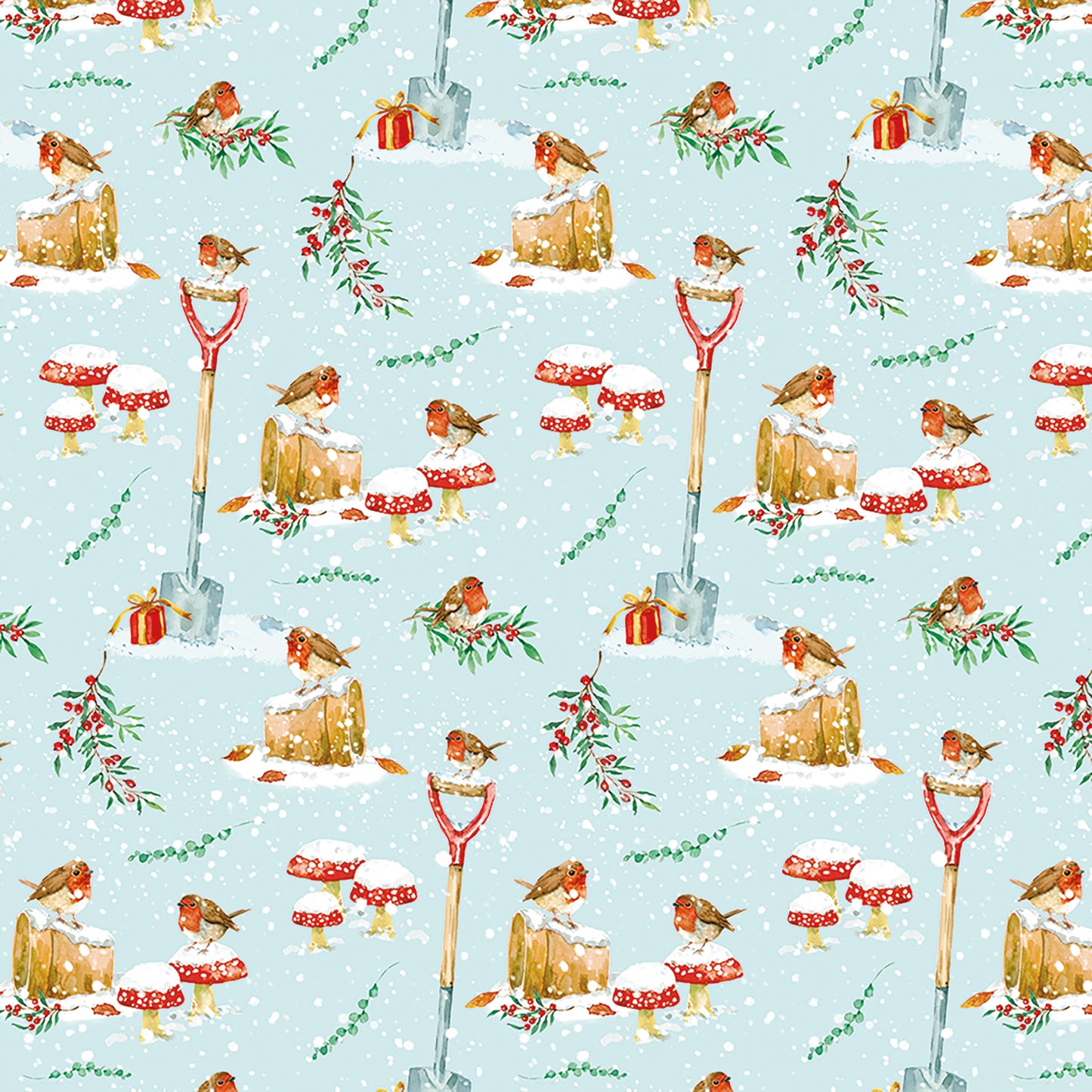 Christmas Wrap & Tags - Robins Lookout (10 Sheets & 10 Tags)