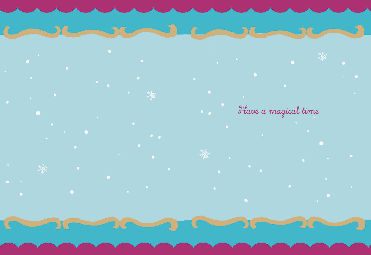 Christmas Card (Single) - Daughter - Carousel Horse