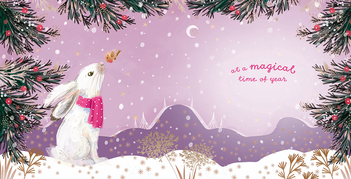 Christmas Card (Single) - Daughter - Bunny