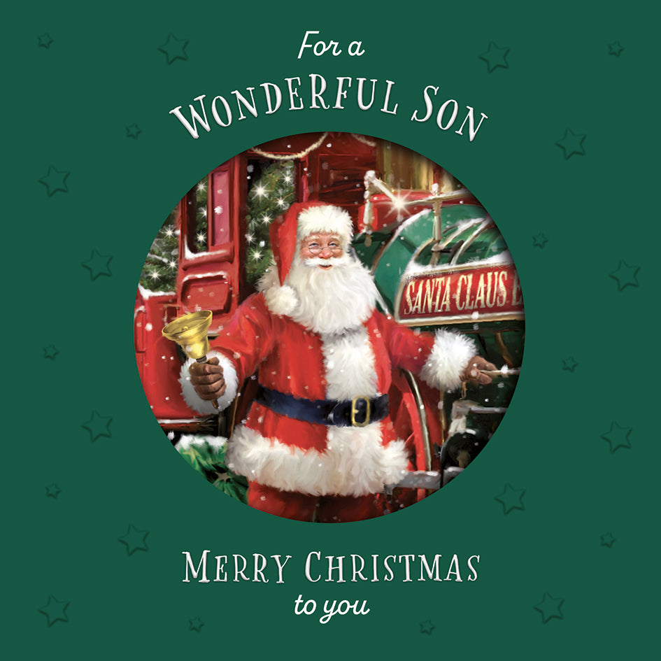 Christmas Card (Single) - Son - Santa Train