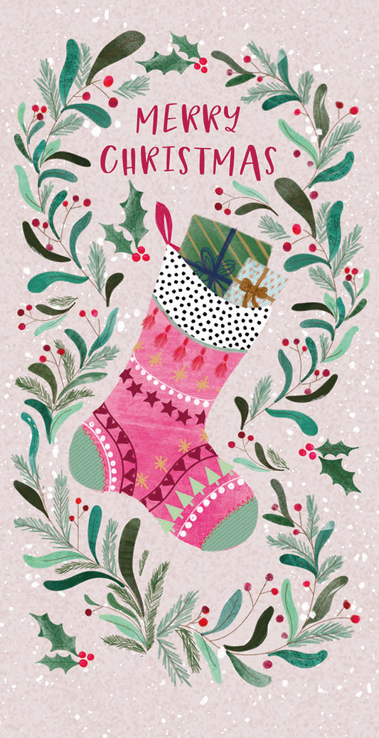 Christmas Money Wallet - Stocking