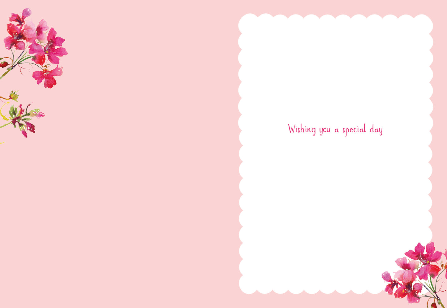 Mothers Day Card - Geraniums