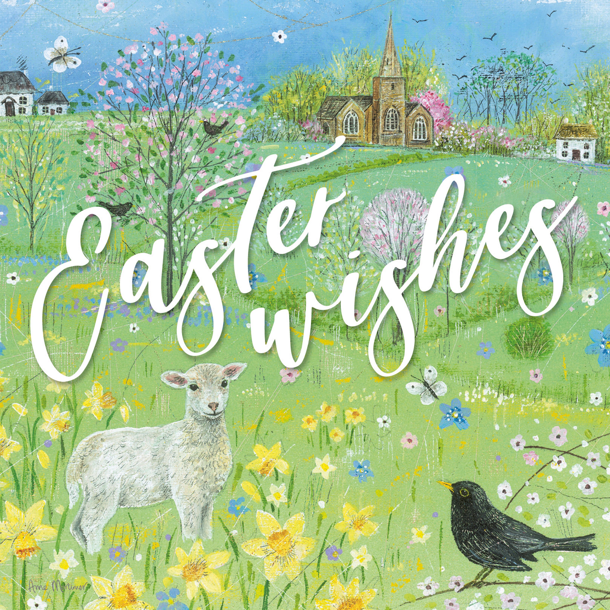 Easter 5 Card Pack - Spring Scene – Otter House