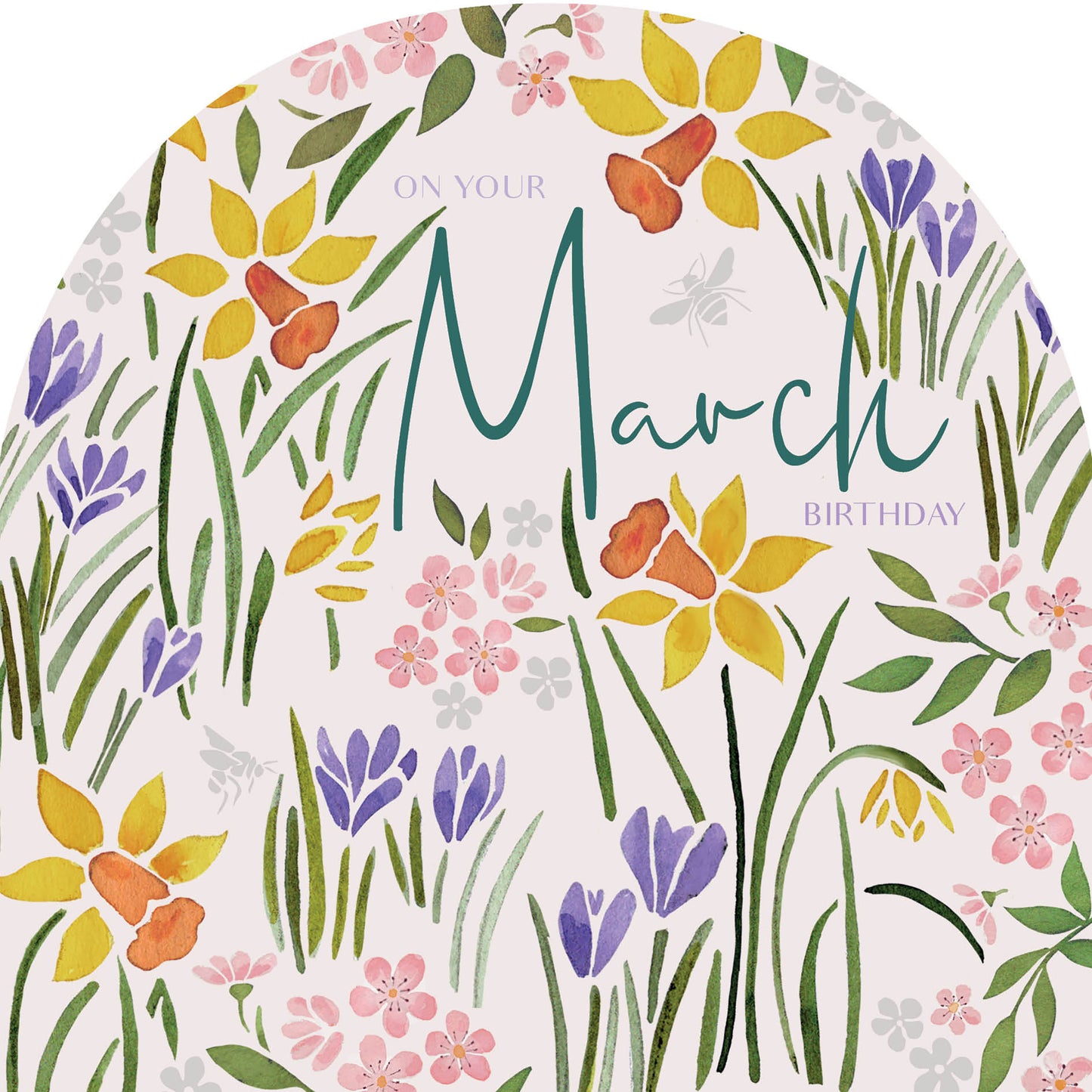 Birthday Blooms Card - March