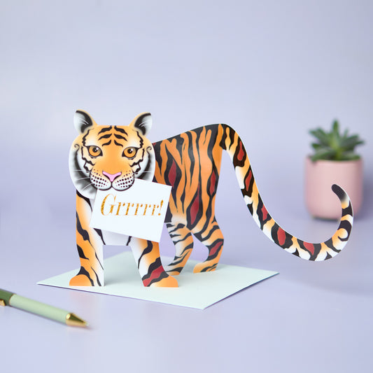Special Delivery Card Collection - Wildlife - Tiger (Tyger)