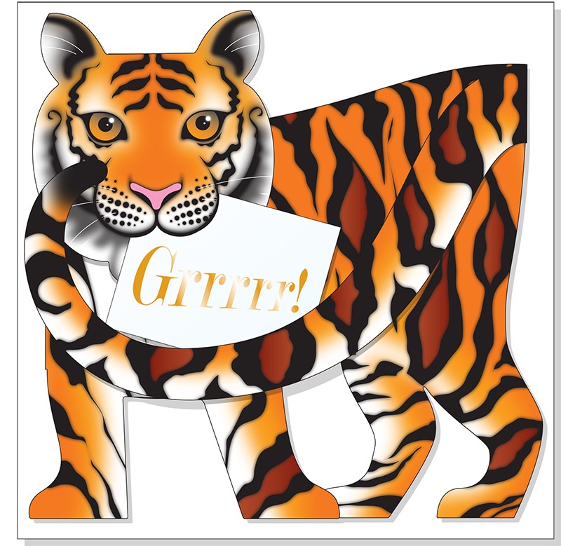 Special Delivery Card Collection - Wildlife - Tiger (Tyger)
