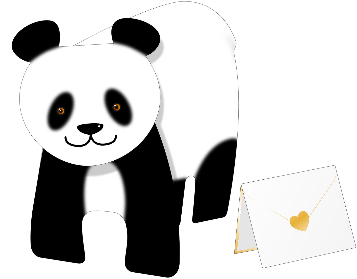 Special Delivery Card Collection - Wildlife - Panda