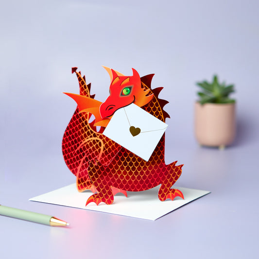 Special Delivery Card Collection - Fantasy - Dragon (Flame)